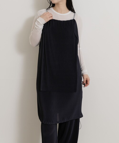 THE GOODLAND MARKET（ザグッドランドマーケット）の「Jens　UNDER HALTER PULLOVER-ONE COLOR（ワンピース・レディース・NAVY/MUSTARD・FREE）」の3枚目の写真