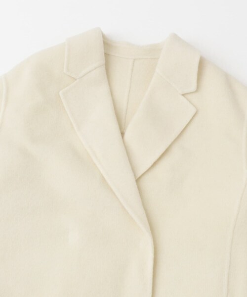 URBAN RESEARCH ROSSO（アーバンリサーチロッソ）の「ウールカシミヤリバーチェスターコート（チェスターコート・レディース・WHITE/BEIGE/NAVY・FREE）」の19枚目の写真