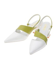 EVRIS | デザインヒールミュール(サンダル)