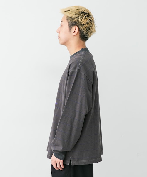 URBAN RESEARCH DOORS(アーバンリサーチドアーズ)の「L.L.Bean JAPAN EDITION UNION LONG SLEEVE STRIPE T-SHIRTS(Tシャツ/カットソー・メンズ・CCL×GREEN/BIRCH×NVY/BRN×YLW/NVY×CLOUD/SCA×NAVY・M/L/XL)」の9枚目の写真