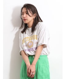 Ungrid | カレッジロゴビッグTee(Tシャツ/カットソー)