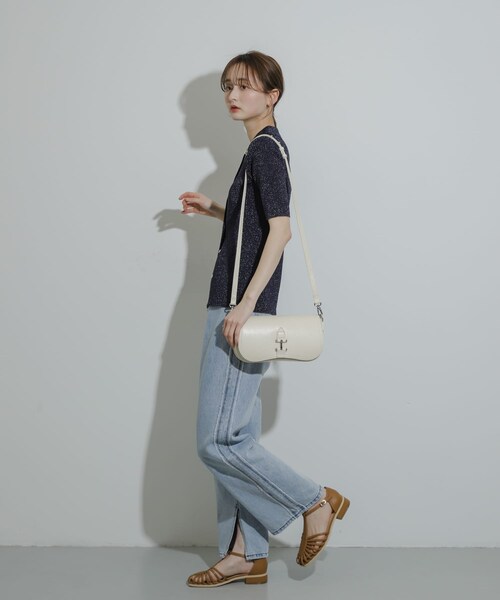 SENSE OF PLACE by URBAN RESEARCH（センスオブプレイスバイアーバンリサーチ）の「横長2WAYハンドバッグ（ハンドバッグ・レディース・BLACK/IVORY/BLUE/KHAKI・one）」の9枚目の写真