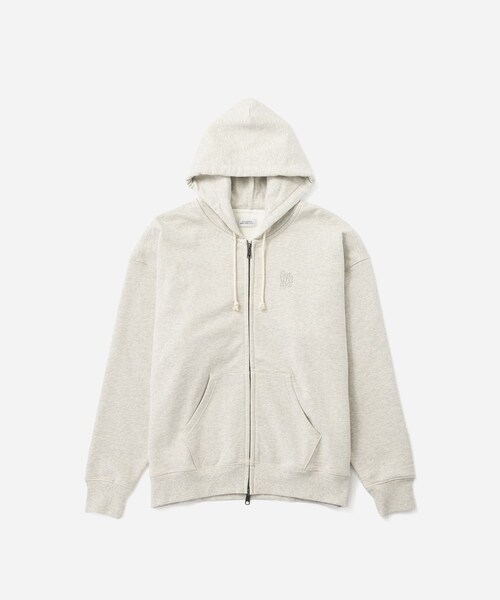 Saturdays NYC（サタデーズ ニューヨークシティ ）の「Canal Waffle Lined Zip Hoodie（パーカー・レディース・ブラック/ライトグレー・L/M/S/XL）」の11枚目の写真