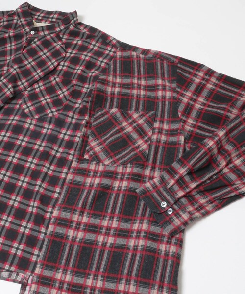 THE GOODLAND MARKET（ザグッドランドマーケット）の「77circa　wide stole shirt-NEL（シャツ/ブラウス・レディース・nel1/nel2/nel3/nel4/nel5・one）」の13枚目の写真