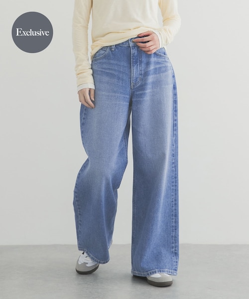 URBAN RESEARCH DOORS(アーバンリサーチドアーズ)の「『別注』Lee101×DOORS WIDE PANTS(デニムパンツ・レディース・ONE WASH/USED/BLUE OW・XS/S/M/L)」の2枚目の写真