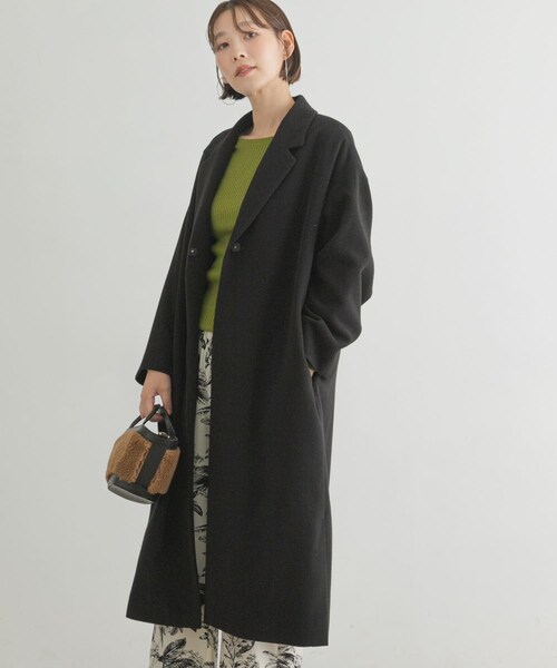 URBAN RESEARCH ROSSO（アーバンリサーチロッソ）の「F by ROSSO　サーモライトチェスターコート（チェスターコート・レディース・BROWN/GREIGE/BLACK・FREE）」の11枚目の写真