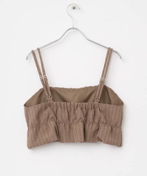 ITEMS URBANRESEARCH(アイテムズ アーバンリサーチ)の「ストライプシャーリングビスチェ(その他トップス・レディース・L.BEIGE/BRN・FREE)」の20枚目の写真
