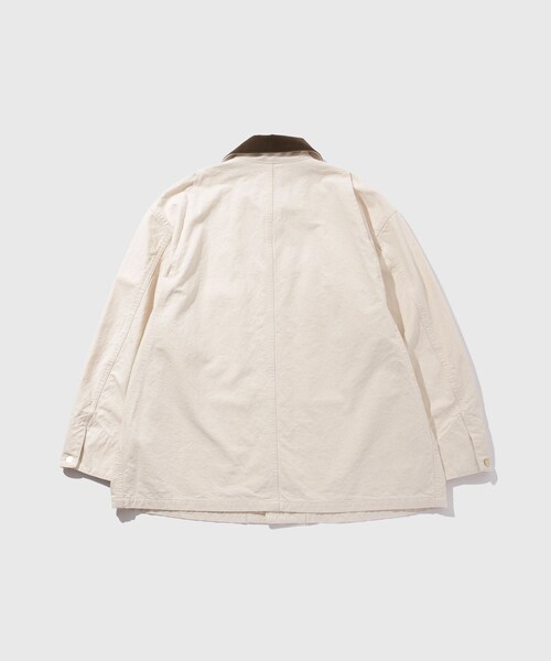 ADAM ET ROPE'（アダムエロペ）の「【URU/ウル】COTTON CANVAS COVERALL JACKET（その他アウター・メンズ・キナリ/ダークブラウン・1/2）」の14枚目の写真