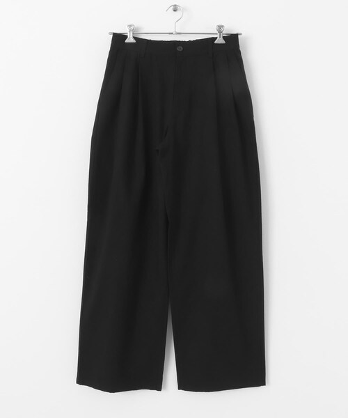 SENSE OF PLACE by URBAN RESEARCH（センスオブプレイスバイアーバンリサーチ）の「ドライタッチワイドパンツ（その他パンツ・メンズ・BLACK/GREIGE/GREEN・M/L）」の12枚目の写真