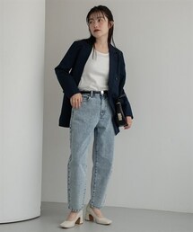 nissen | 【sail】テーパードデニムパンツ(パンツ)