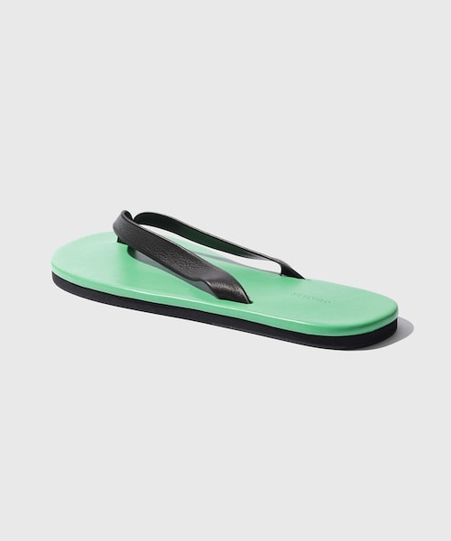 ADAM ET ROPE'(アダムエロペ)の「【AURALEE/オーラリー】SOFT LEATHER FLIP-FLOPS(サンダル・メンズ・ブラック/グリーン・25.0/26.0/27.0)」の9枚目の写真