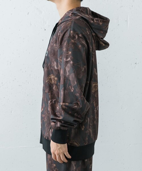 URBAN RESEARCH（アーバンリサーチ）の「The DUFFER N NEPHEWS　MESH ZIP UP HOODIE（パーカー・メンズ・FLOWER/BLACK・M）」の8枚目の写真