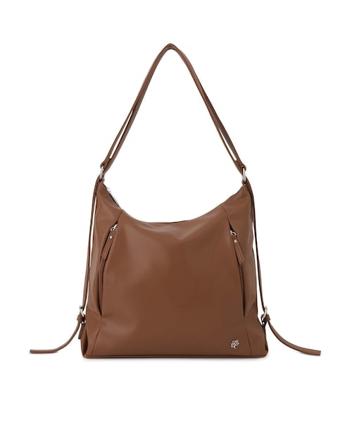 ROPE' PICNIC(ロペピクニック)の「2WAYリュック&ショルダーバッグ(ショルダーバッグ・レディース・ブラック/キナリ/ブラウン・F)」の9枚目の写真