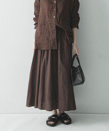 URBAN RESEARCH（アーバンリサーチ）の「リネンコットンギャザースカート（スカート・レディース）」