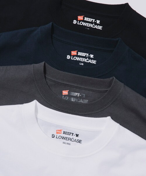 URBAN RESEARCH(アーバンリサーチ)の「HANES×LOWERCASE LOWERCASE 2P BEEFY-T SS(Tシャツ/カットソー・メンズ・WHITE/WHT/BLK/BLACK/D.GRAY/NAVY・M/L/XL/XXL)」の17枚目の写真