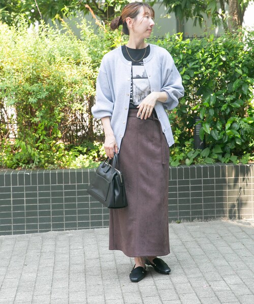 ITEMS URBANRESEARCH（アイテムズ アーバンリサーチ）の「ドットボタンラメニットカーディガン（カーディガン/ボレロ・レディース・BLK/RED/GRY・FREE）」の18枚目の写真