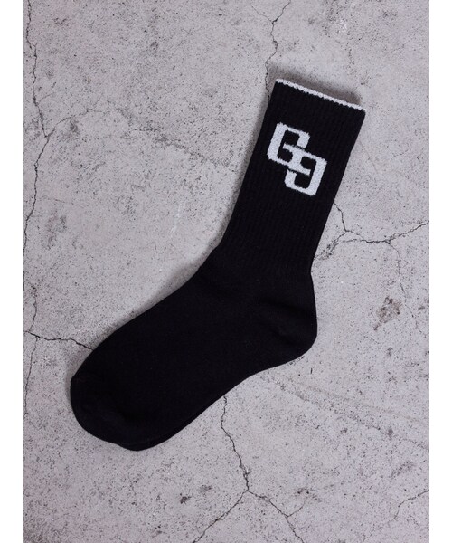 GYDA（ジェイダ）の「GG BICOLOR RIB SOX（ソックス/靴下・レディース・オフホワイト/グレー/ブラック・F）」の4枚目の写真