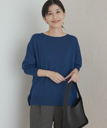 URBAN RESEARCH DOORS | ウォッシャブルウールワイドプルオーバー(ニット/セーター)