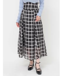 dazzlin | 2WAYダブルレースアップコルセットスカート(スカート)