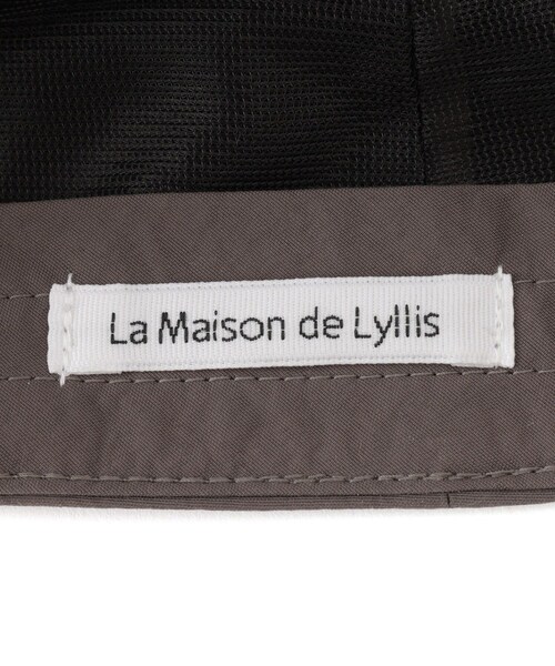 ADAM ET ROPE'（アダムエロペ）の「【La Maison de Lyllis for ADAM ET ROPE'】別注UV MOUNTAIN CAP（キャップ・レディース・ブラック/チャコール/ワイン系・F）」の19枚目の写真