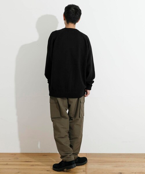 THE GOODLAND MARKET（ザグッドランドマーケット）の「KEIMEN　KM-Crewneck Knit（ニット/セーター・メンズ・Gray/Black/Green・M/L/XL）」の11枚目の写真