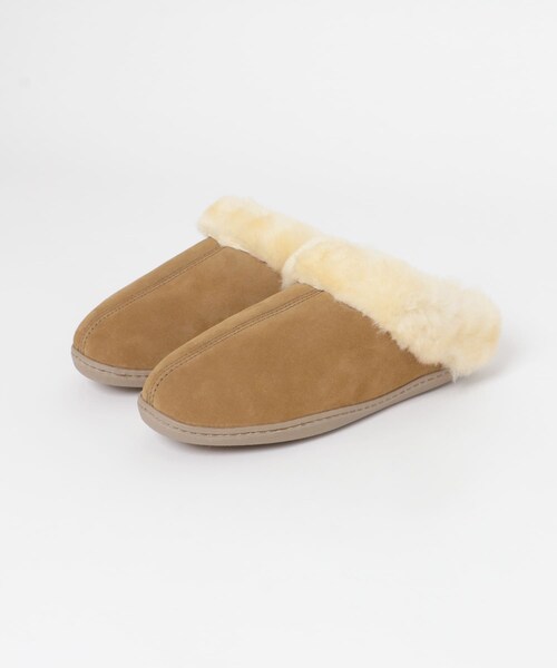 URBAN RESEARCH Sonny Label（アーバンリサーチサニーレーベル）の「MINNETONKA　SHEEPSKIN MULE（スリッポン・レディース・Gray/G Tan・6/7/8）」の8枚目の写真