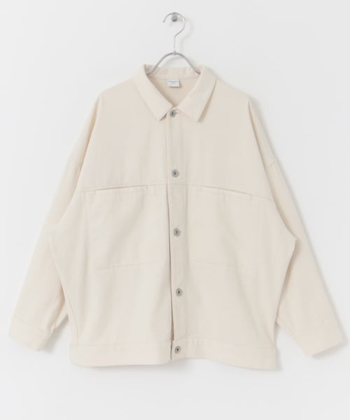 URBAN RESEARCH DOORS(アーバンリサーチドアーズ)の「コットンツイルドルマンジャケット(ミリタリージャケット・レディース・KHAKI/NATURAL・M)」の17枚目の写真