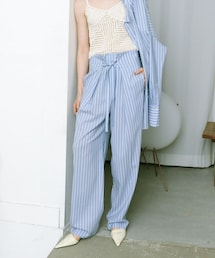 ADAM ET ROPE' | 【EMOELLE】サマーウールイージースラックス(スラックス)