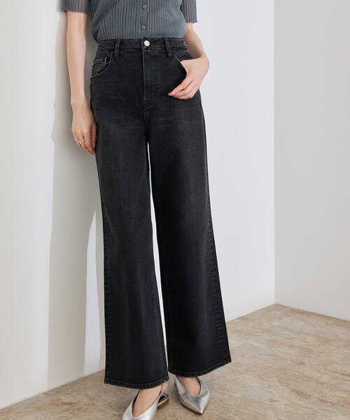 ROPE'（ロペ）の「【WEB・一部店舗限定】【Healthy DENIM（ヘルシーデニム）】Pink Pepper（一部別注カラー）（デニムパンツ・レディース・ブルー系/ブラック/ネイビー系・23/24/25/22）」の18枚目の写真