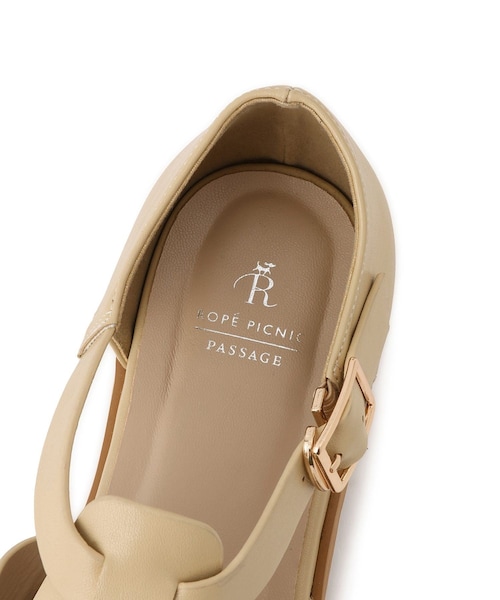 ROPE' PICNIC（ロペピクニック）の「バックストラップグルカサンダル（サンダル・レディース・ブラック/ベージュ系・23.5/24.0/24.5）」の16枚目の写真