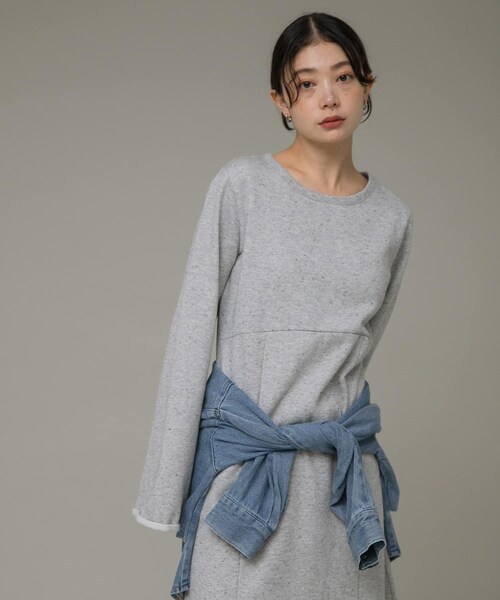 URBAN RESEARCH Sonny Label（アーバンリサーチサニーレーベル）の「リラクシースウェットドレスワンピース（ワンピース・レディース・チャコール/グレー/ブラウン・FREE）」の17枚目の写真
