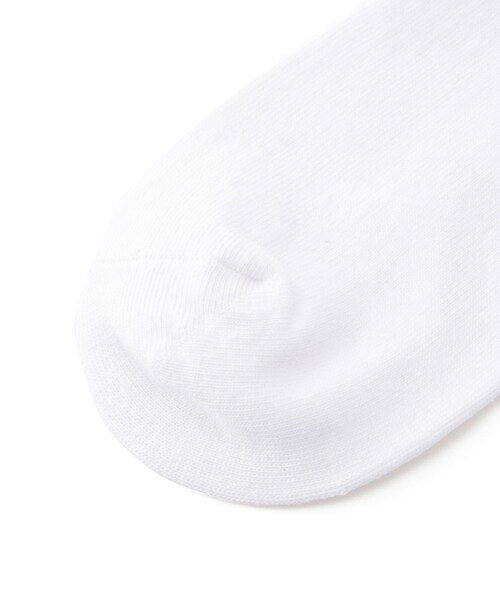 ADAM ET ROPE'（アダムエロペ）の「【HOMME girls×FRUIT OF THE LOOM】Crew Socks (3-Pack)（ソックス/靴下・レディース・ホワイト・F）」の7枚目の写真