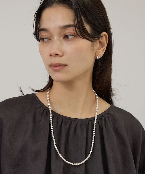 ADAM ET ROPE'(アダムエロペ)の「【J'aDoRe・店舗限定】【ERICKA NICOLAS BEGAY】ナバホパールネックレス5mm/60cm(ネックレス・レディース・シルバー・F)」の17枚目の写真