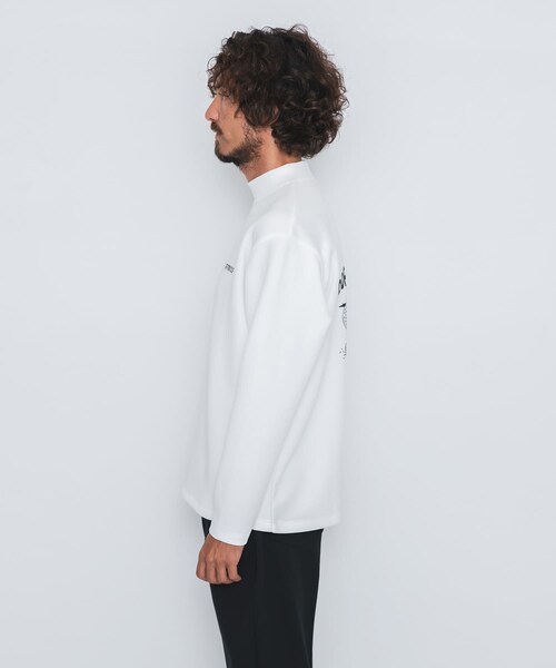 URBAN RESEARCH Sonny Label（アーバンリサーチサニーレーベル）の「OOPS×RYUAMBE 　モックネックロングTシャツ（Tシャツ/カットソー・メンズ・OFF/BLACK/GREEN・M/L/XL）」の11枚目の写真