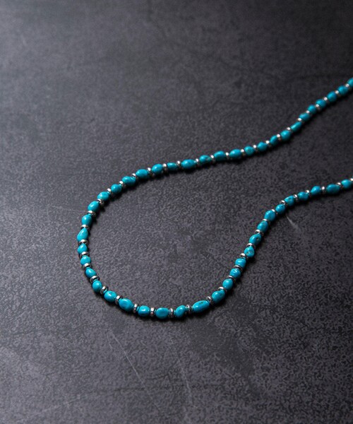 URBAN RESEARCH(アーバンリサーチ)の「decor『デコール』 TurquoiseHematiteDotNL(ネックレス・レディース・SV・-)」の6枚目の写真