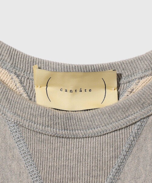 ADAM ET ROPE'（アダムエロペ）の「【cantate/カンタータ】Essential Sweat Pullover（スウェット・メンズ・ブラック/グレー・46/48）」の10枚目の写真