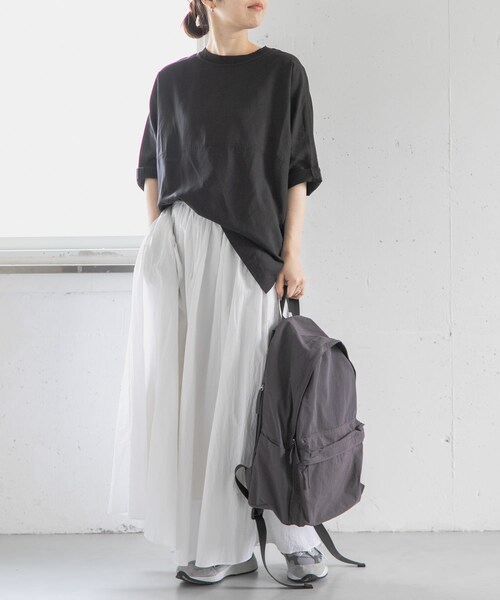 URBAN RESEARCH DOORS(アーバンリサーチドアーズ)の「FORK&SPOON プルオーバーブラウス(シャツ/ブラウス・レディース・OFF/BLACK/DARK BLUE・1)」の20枚目の写真