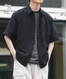 ITEMS URBANRESEARCH | 『接触冷感/吸水速乾/イージーケア/UVカット』クイックドライリネンタッチ半袖シャツ(シャツ/ブラウス)