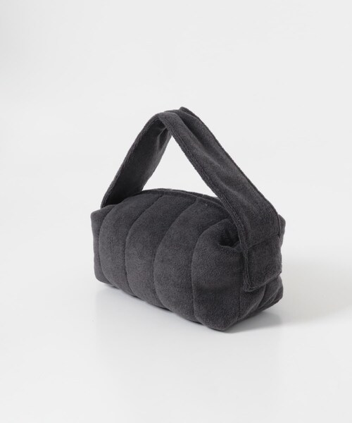 KBF（ケイビーエフ）の「パイルミニBAG（ハンドバッグ・レディース・CHARCOAL/PINK・One）」の10枚目の写真