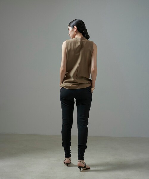 ADAM ET ROPE'（アダムエロペ）の「【MOON TREE PLANET（ムーンツリープラネット）】line pants sports（その他パンツ・レディース・ブラック/ホワイト・M）」の12枚目の写真