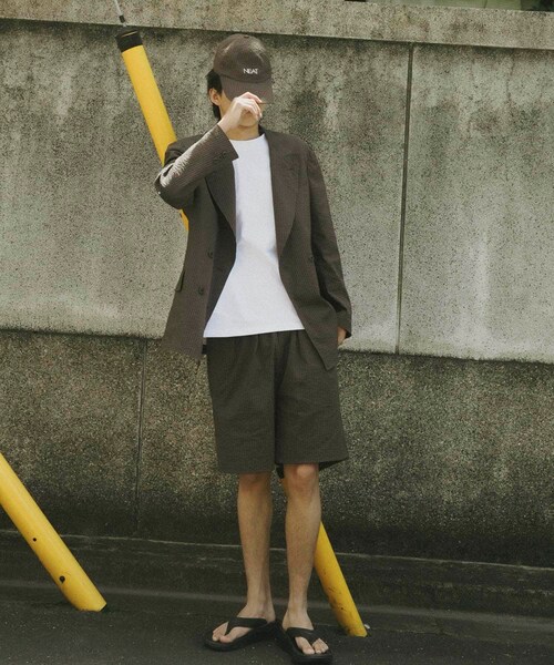 URBAN RESEARCH（アーバンリサーチ）の「『別注』NEAT×URBS　DOT'S SEERSUCKER CAP（キャップ・メンズ・BLACK/BROWN・One）」の17枚目の写真