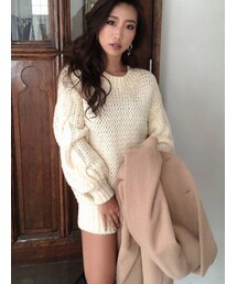 RESEXXY | ローゲージニットプルオーバー(ニット/セーター)