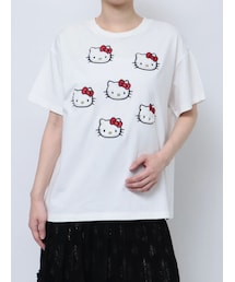 merry jenny | KITTYいっぱいTシャツ(Tシャツ/カットソー)