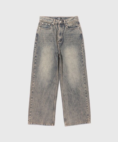 【CODA/コーダ】ACID WASH BREAK CUT STRAIGHT JEANS