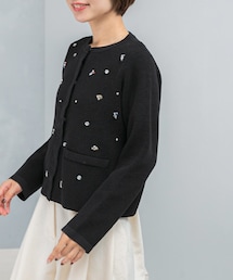 URBAN RESEARCH ROSSO WOMEN | ビジューショートカーディガン(カーディガン/ボレロ)