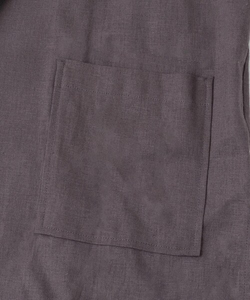 ITEMS URBANRESEARCH（アイテムズ アーバンリサーチ）の「リネンレーヨンジャケット（テーラードジャケット・レディース・BLK/L.BEG/C.BRN・FREE）」の17枚目の写真