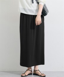 nissen | 楽ちん美シルエット！ランダムテレコリブスカート＜大きいサイズ有＞(スカート)