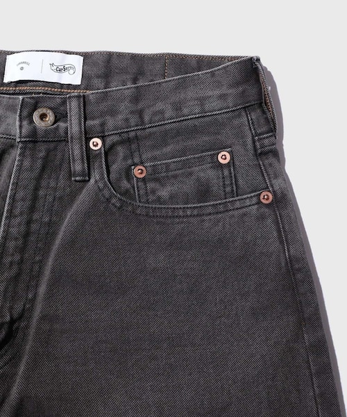 ADAM ET ROPE'(アダムエロペ)の「【SUGARHILL/シュガーヒル】"CAR SERVICE" MODERN DENIM WIDE CUT(デニムパンツ・メンズ・ブラック・30/32)」の6枚目の写真