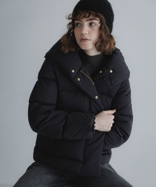 URBAN RESEARCH Sonny Label（アーバンリサーチサニーレーベル）の「撥水ショールカラーミディダウンコート（その他アウター・レディース・ブラック/グレージュ/ネイビー・Free）」の5枚目の写真