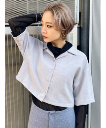 EMODA | ハイネックシアートップス(Tシャツ/カットソー)